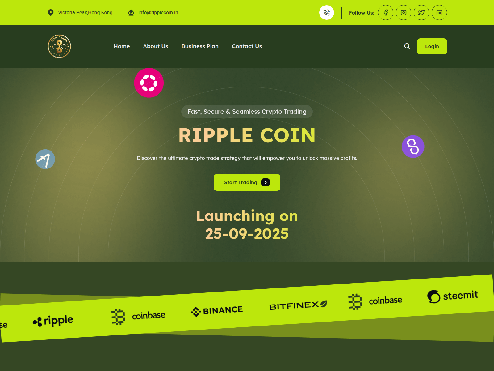Screenshot of ripplecoin.in