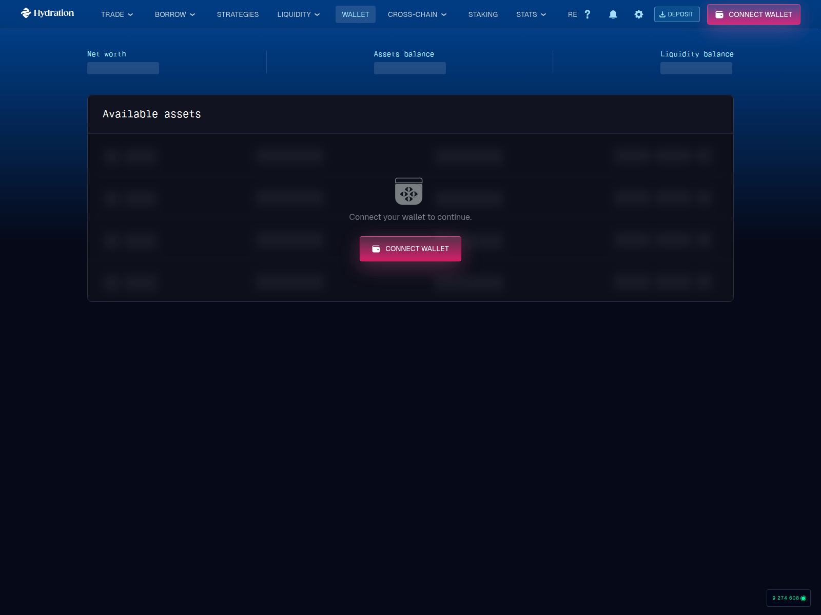 Screenshot of hydratean.org