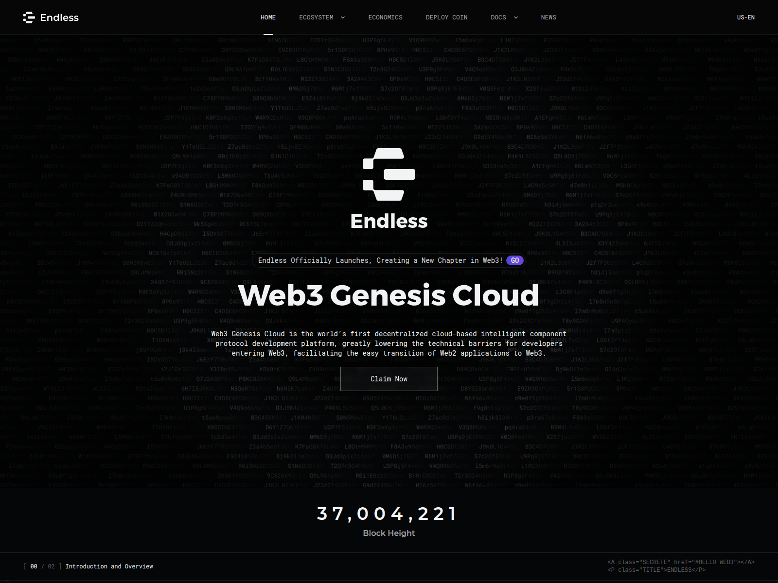 Forensic screenshot of endlessprotocols.com