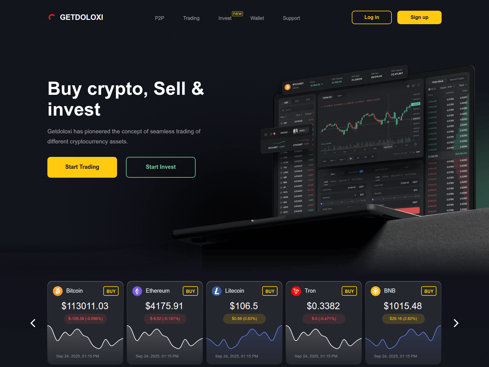 Screenshot of getdoloxi.com