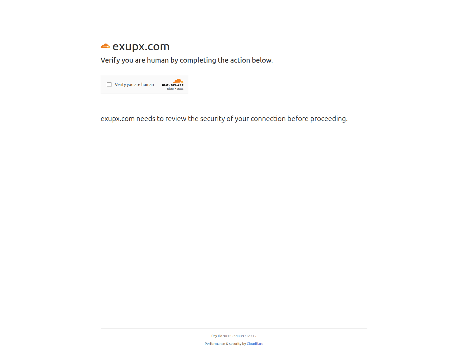 Screenshot of exupx.com