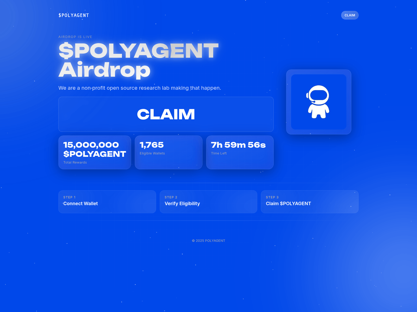 Screenshot of polyagentbot.com