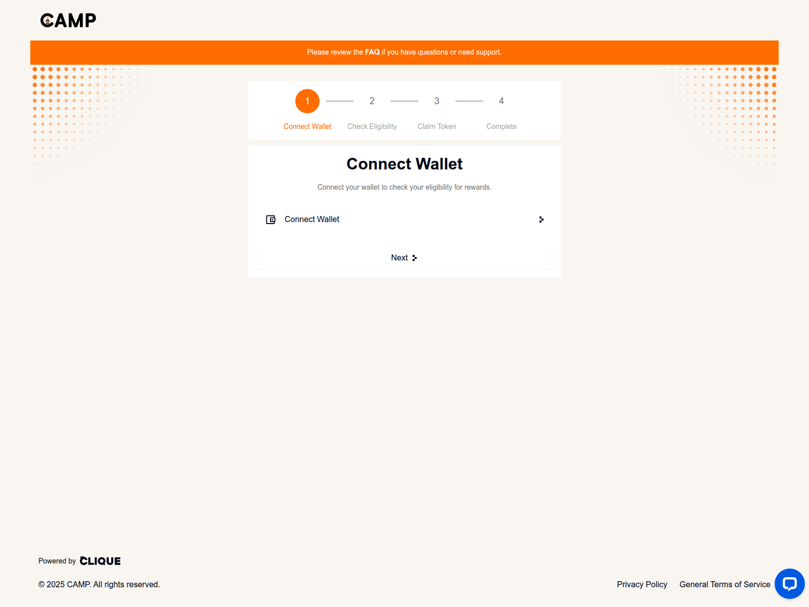 Screenshot of campnetwork.site