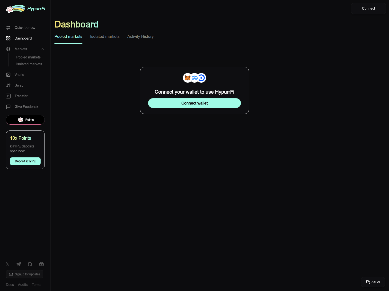 Screenshot of dashboard-hypurrfi.com