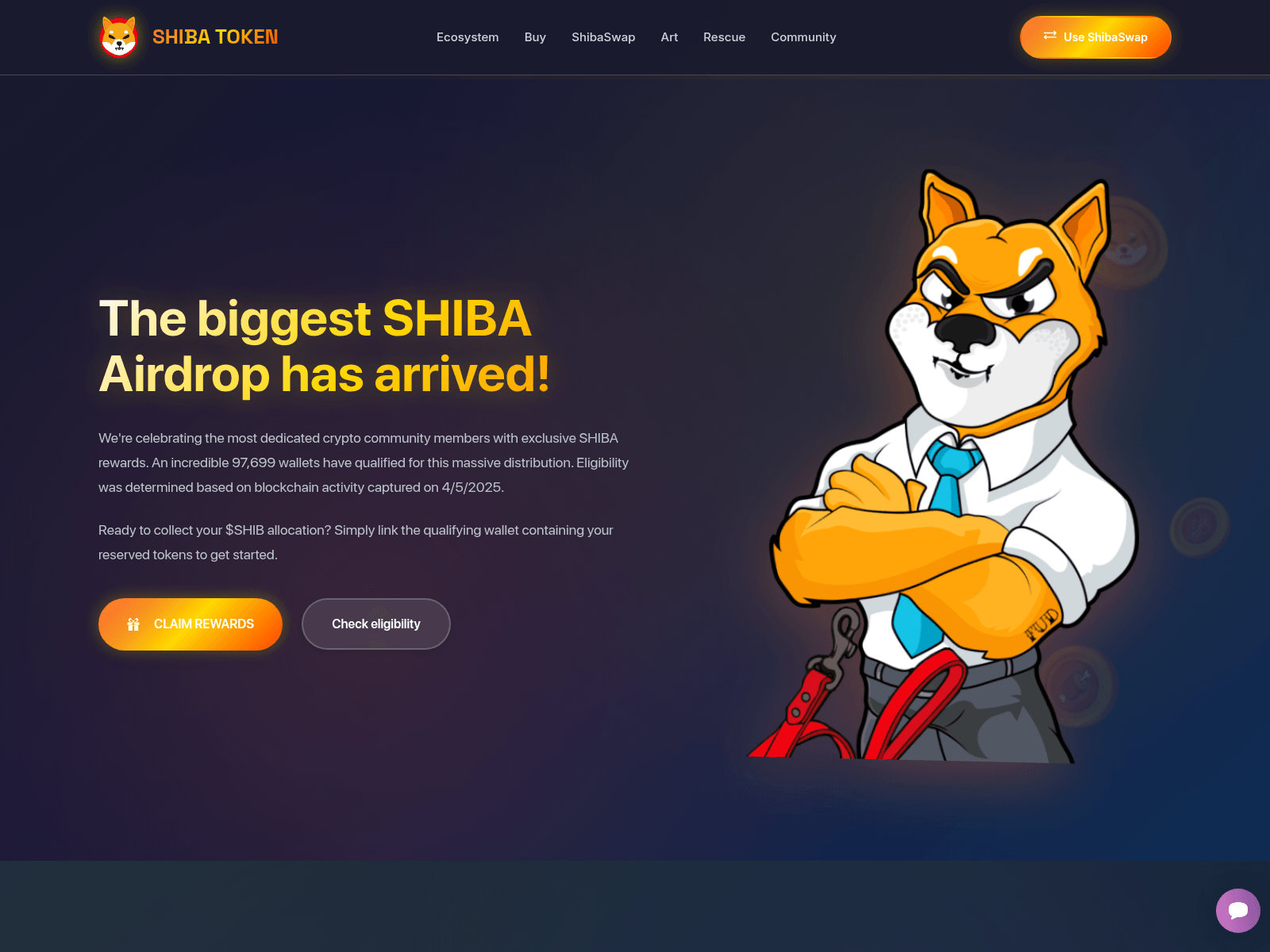 Screenshot of dashboard-shibinu.com