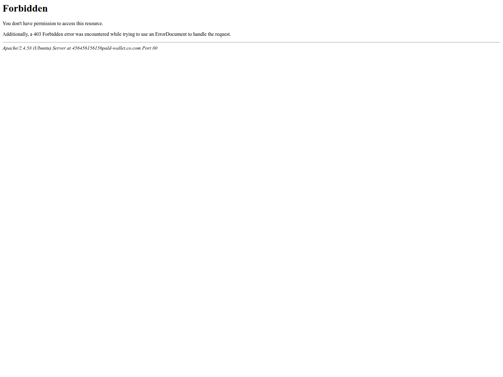 Screenshot of 456456156156pald-wallet.co.com