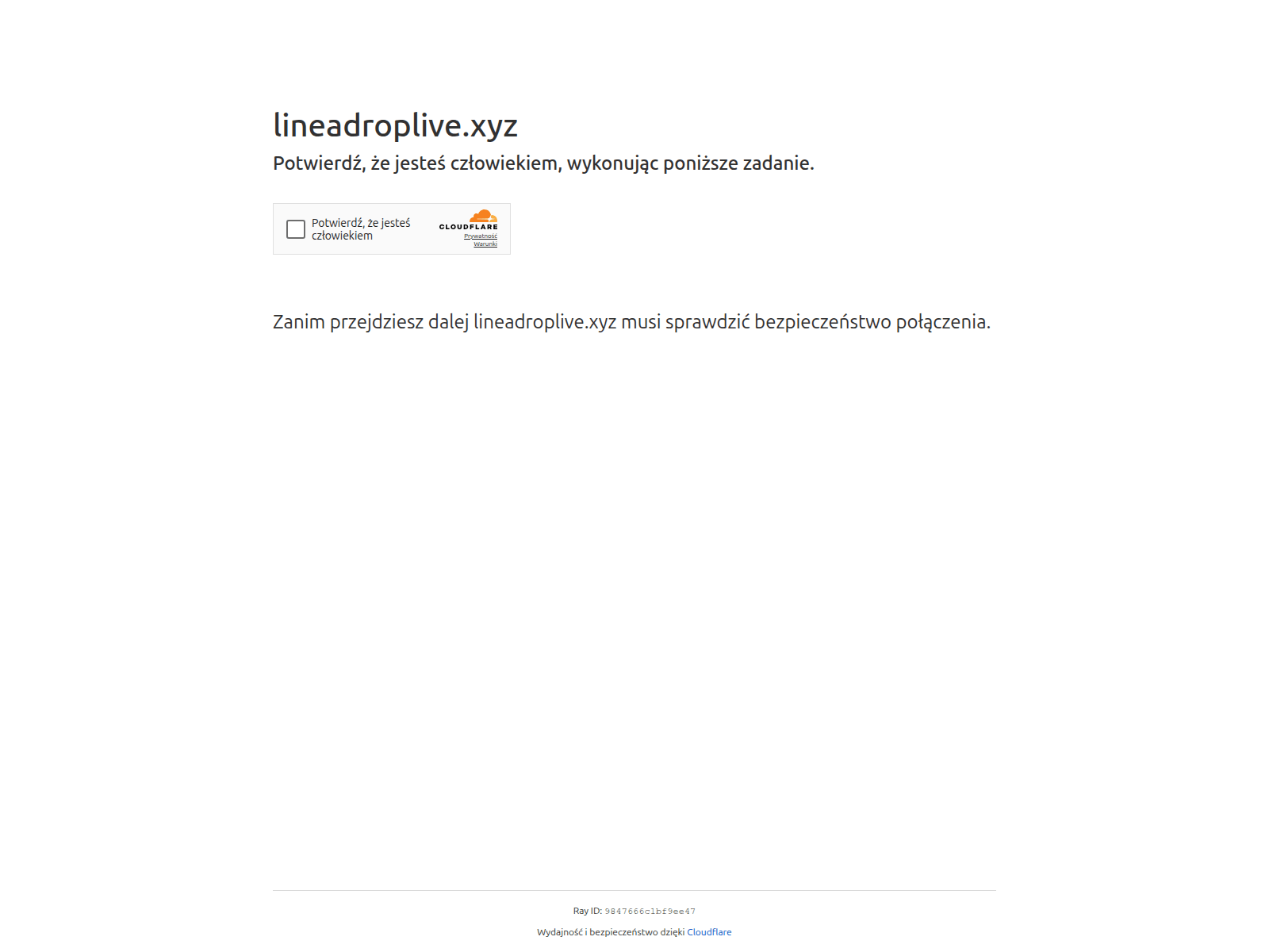 Screenshot of lineadroplive.xyz