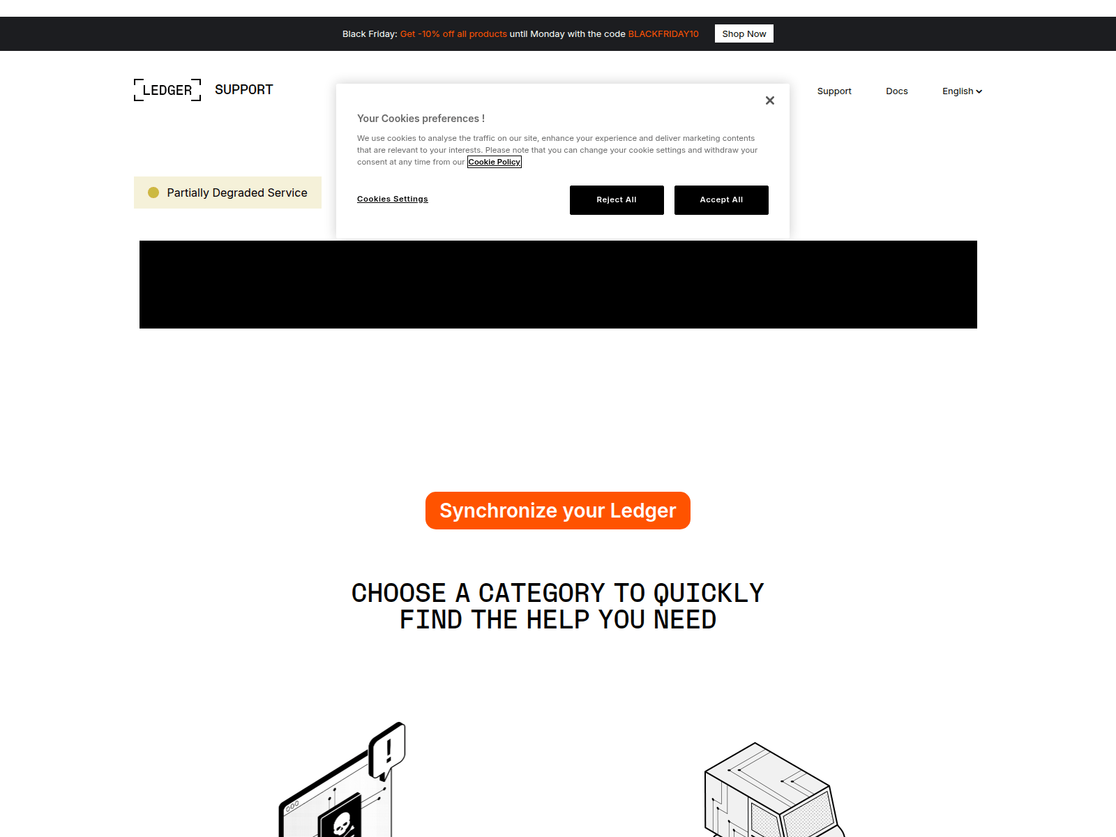 Screenshot of ledgersupport.web.app