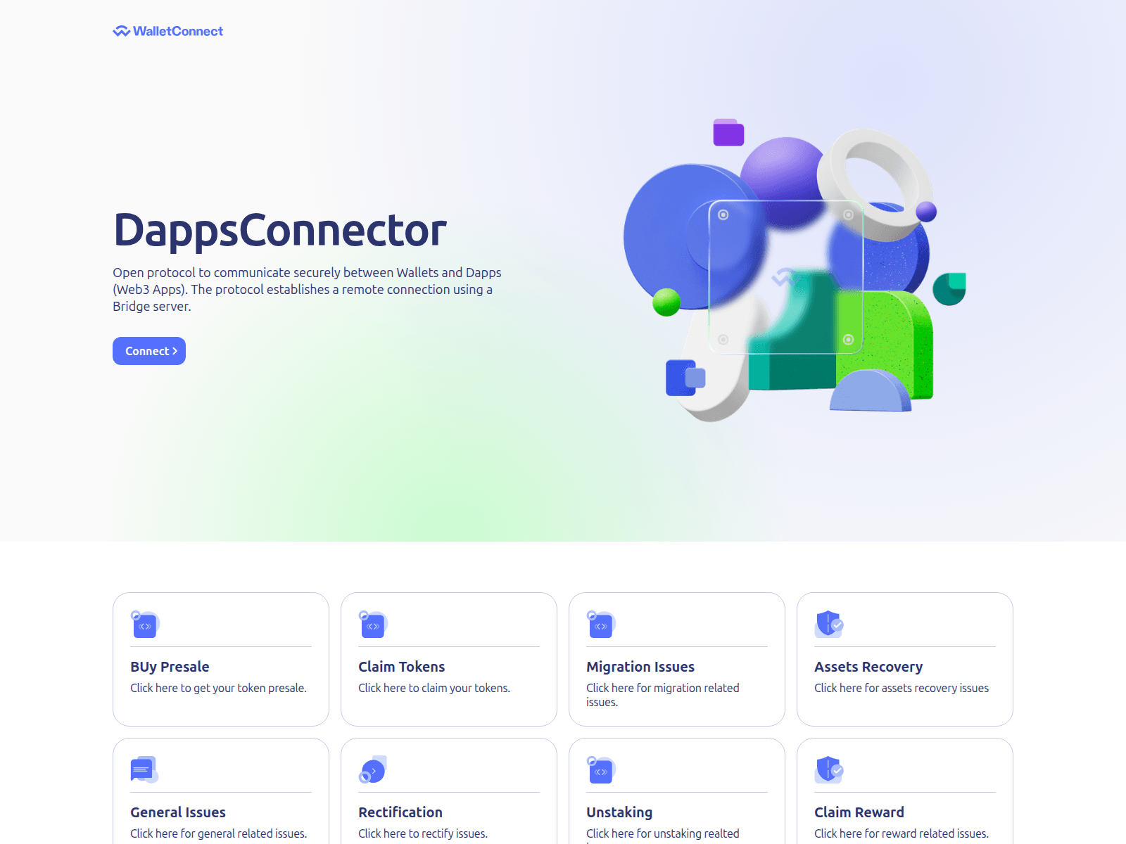 Forensic screenshot of multisolutiondapps.xyz