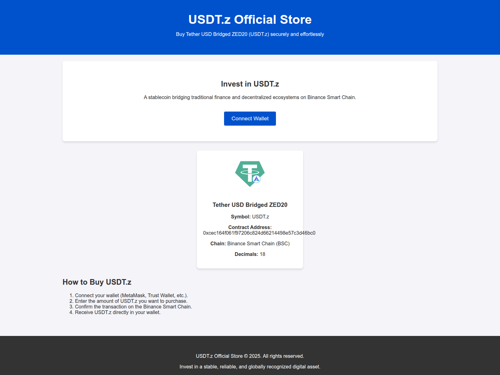 Screenshot of usdtzstore-v2.pages.dev