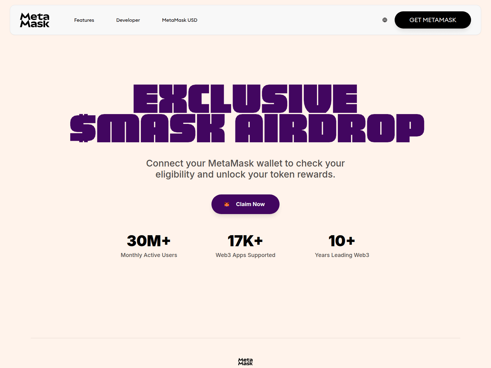 Screenshot of maskairdrop.cc