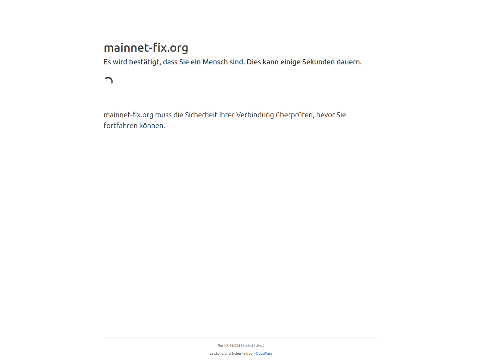 Screenshot of mainnet-fix.org