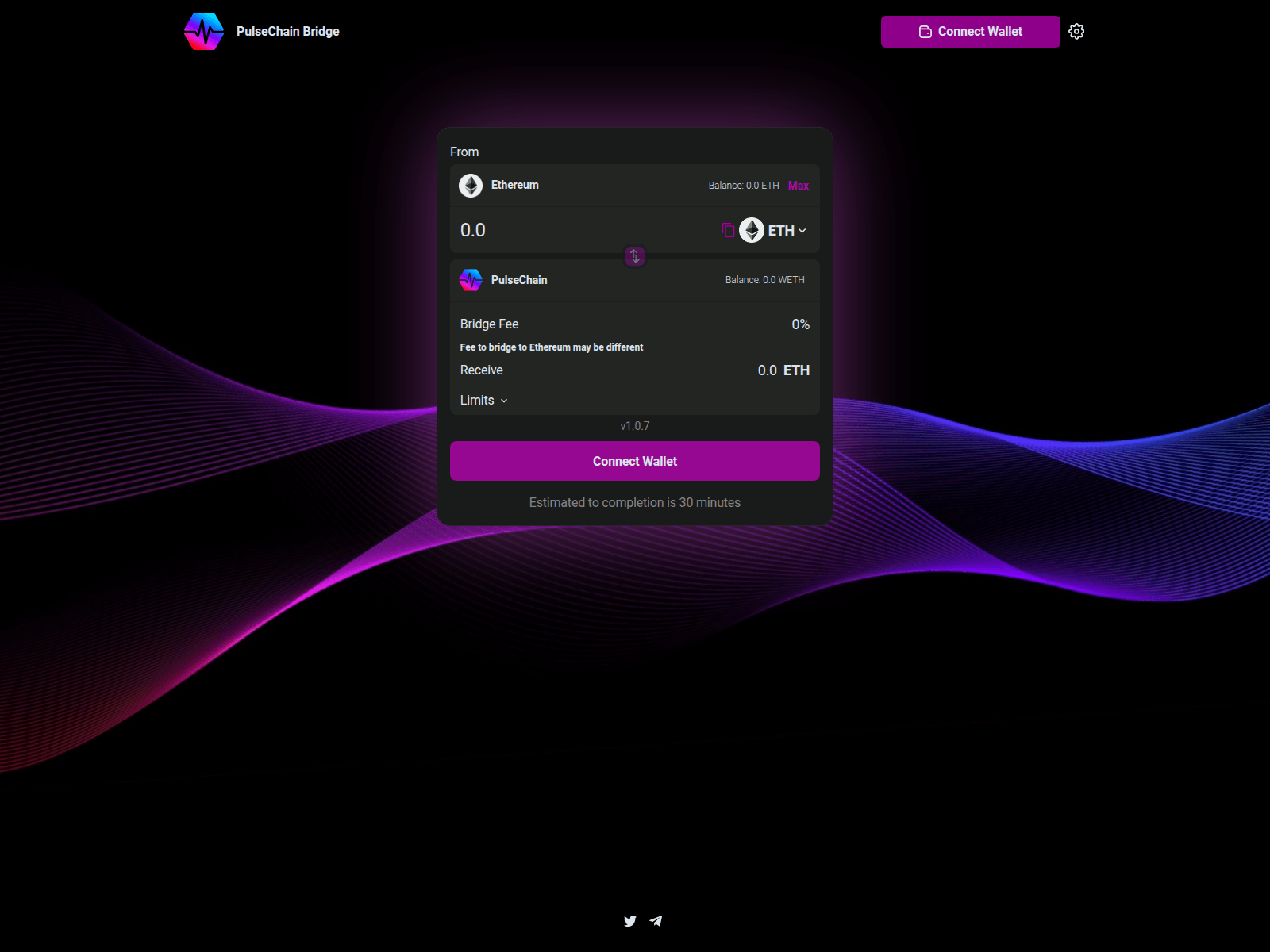 Screenshot of bridge.puslechain.cc