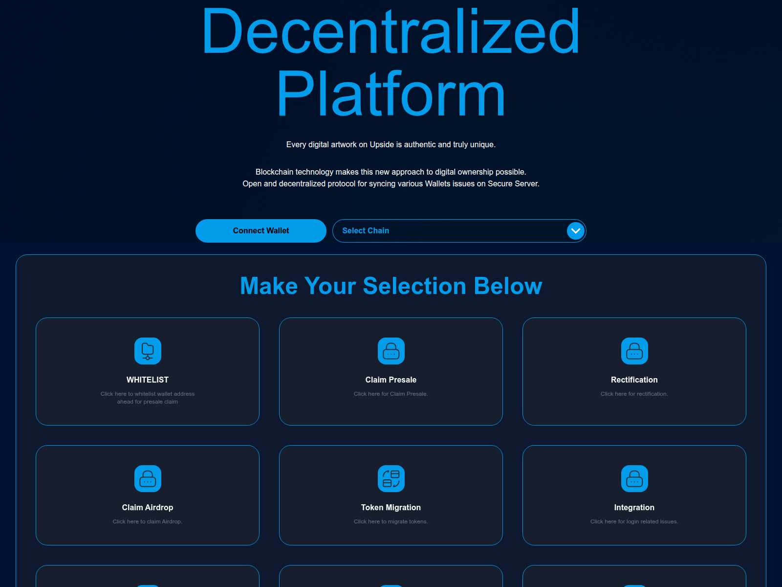 Screenshot of app.tech-resolverdapps.live