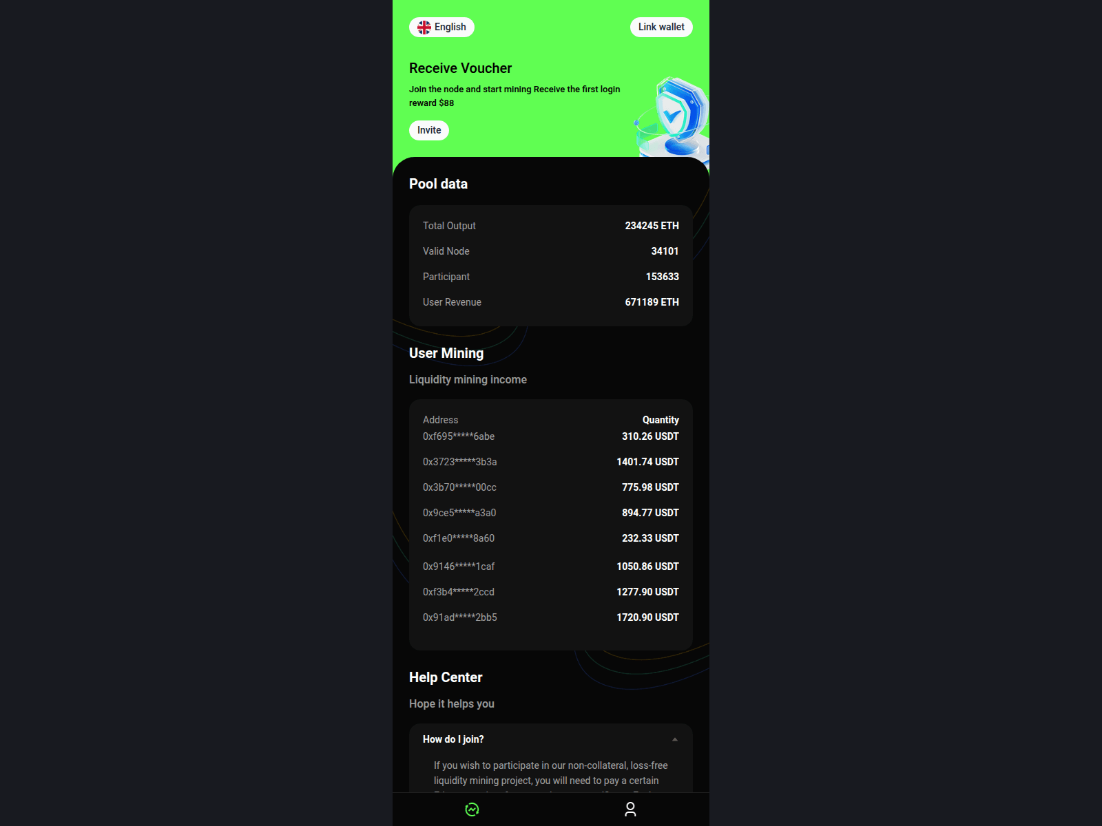 Screenshot of ethjh.vip