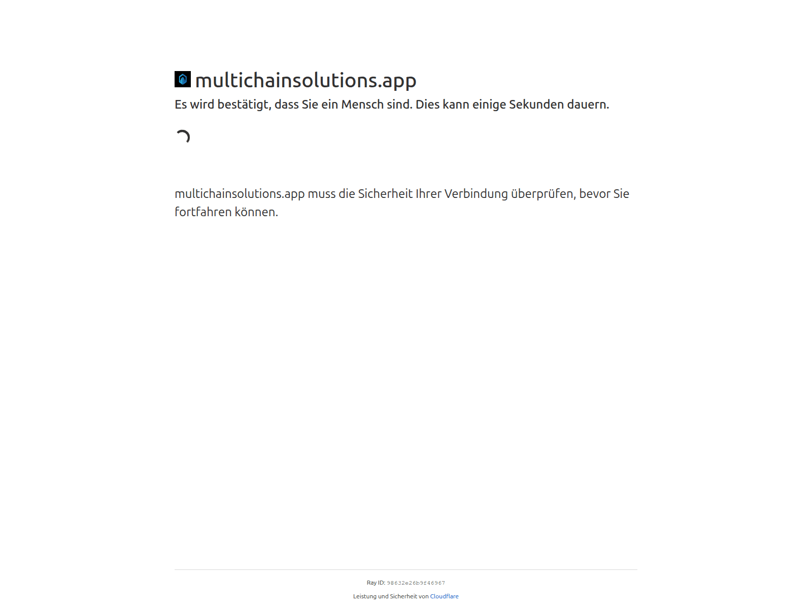 Screenshot of multichainsolutions.app