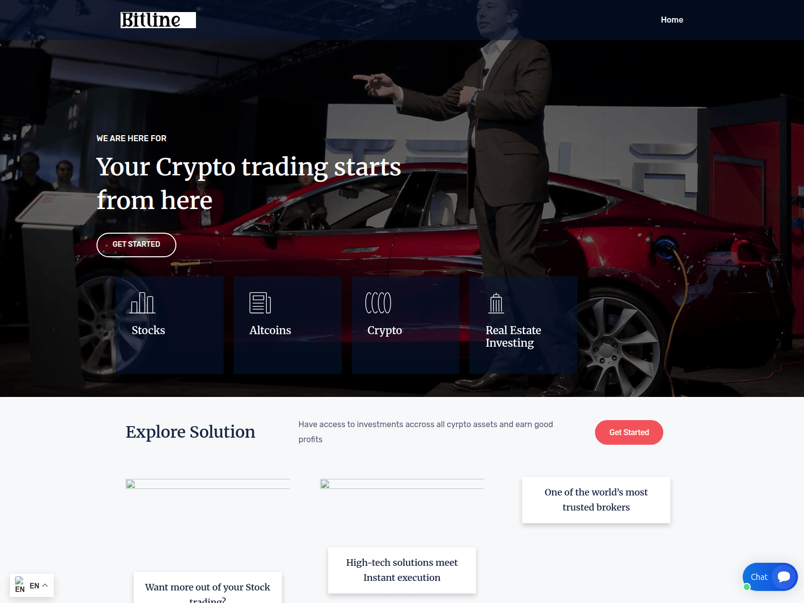 Screenshot of bitline.builltt.com
