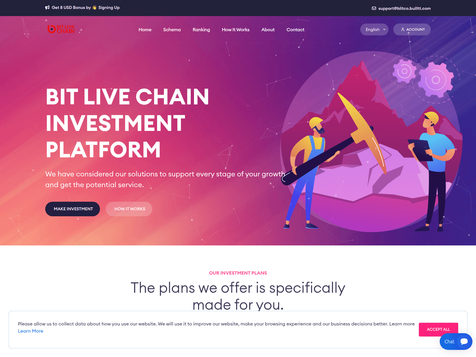 Screenshot of blitco.builltt.com