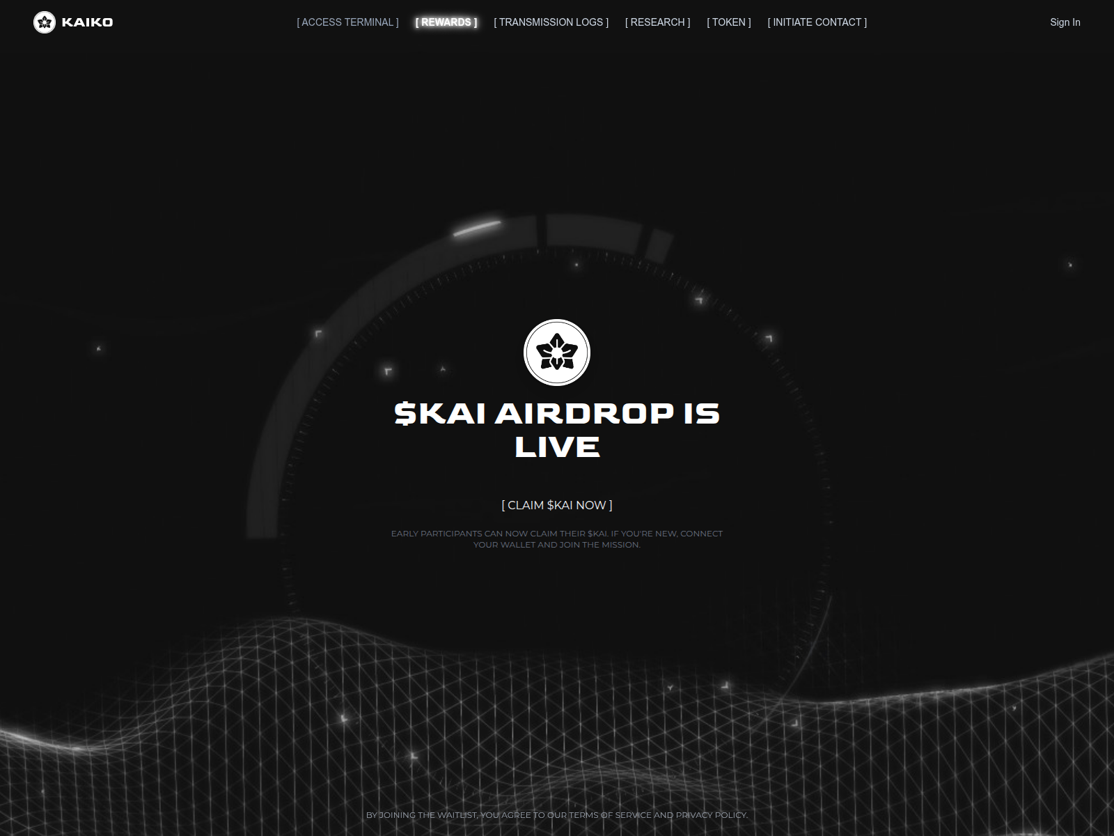 Screenshot of airdrop-kaiko.com