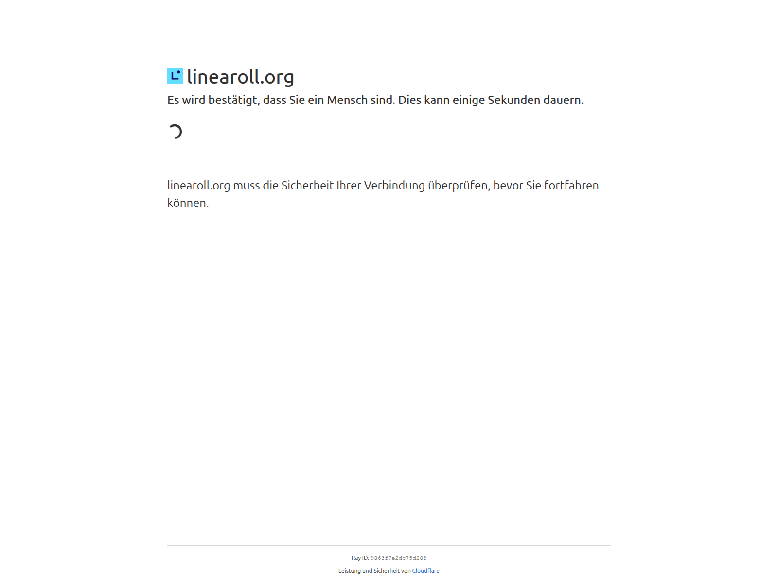 Screenshot of linearoll.org