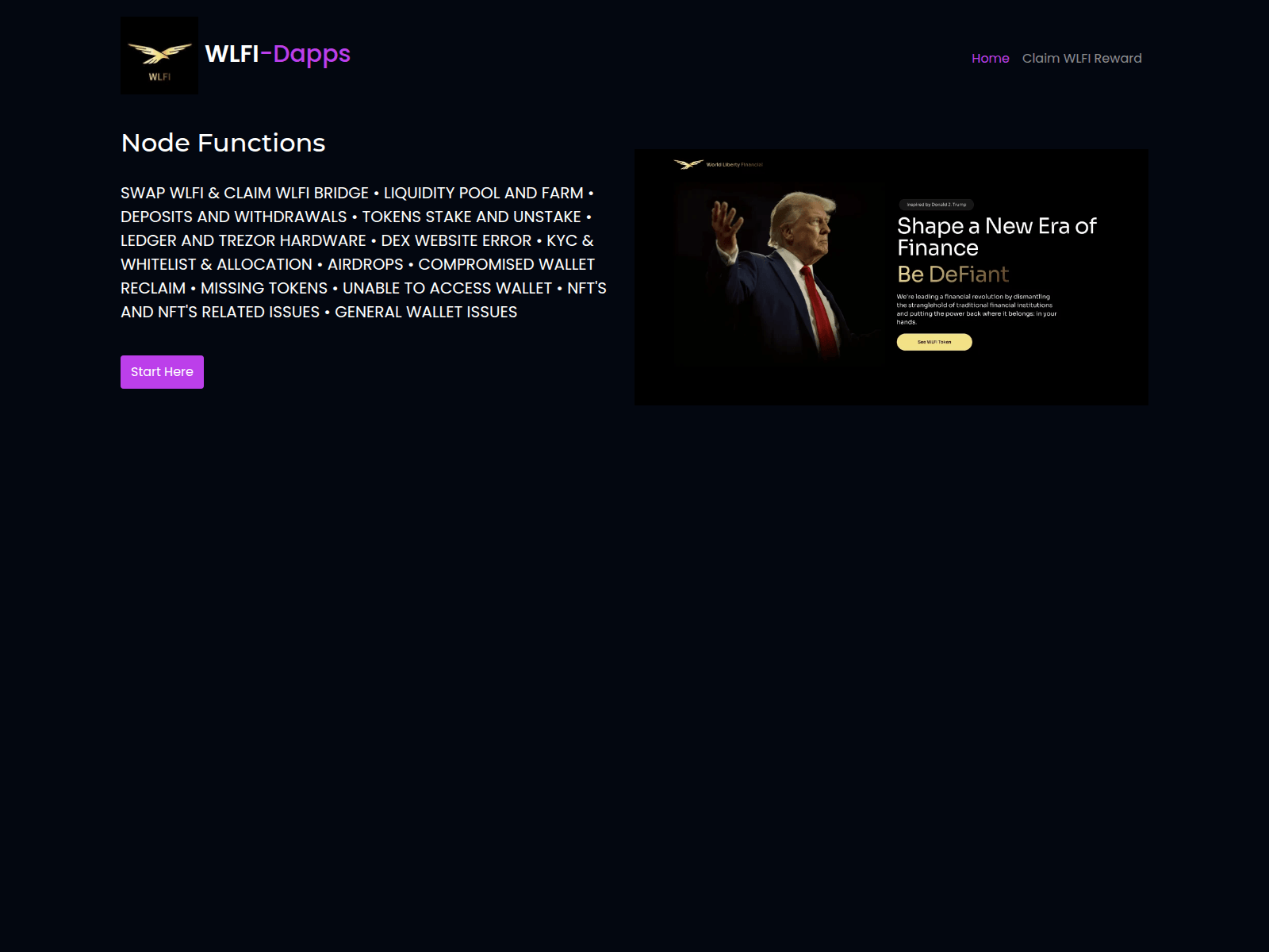 Screenshot of wlfidapps.pages.dev