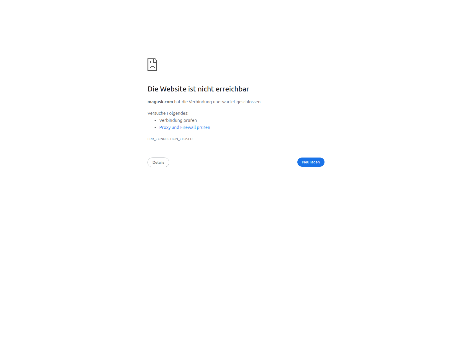 Screenshot of magusk.com