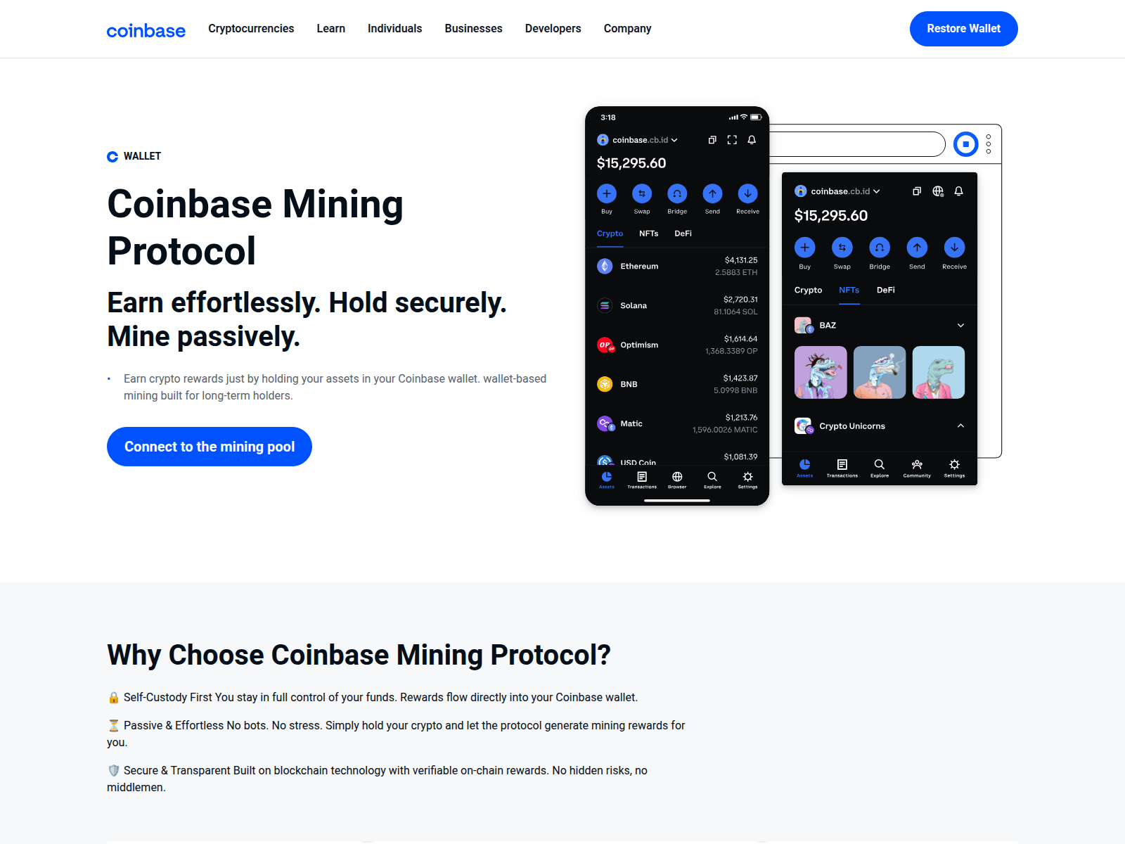 Screenshot of baseminingprotocol.com
