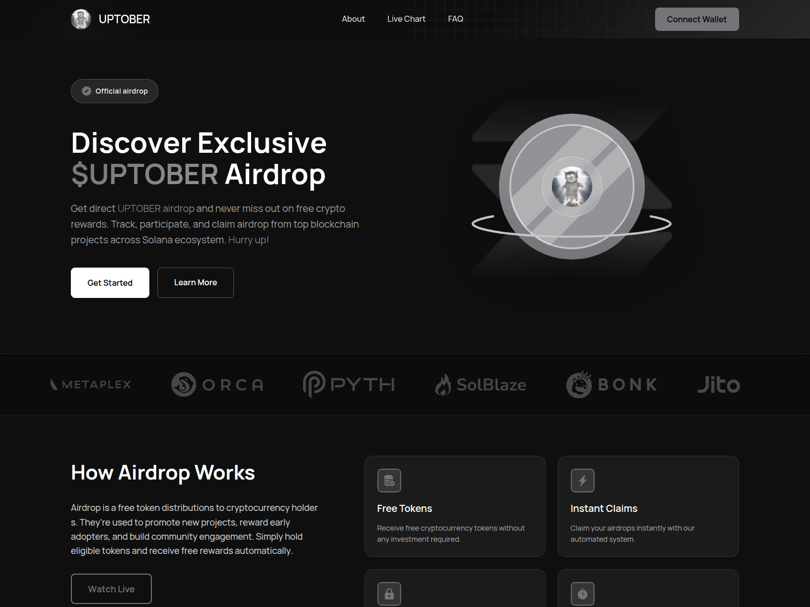 Screenshot of uptober.live