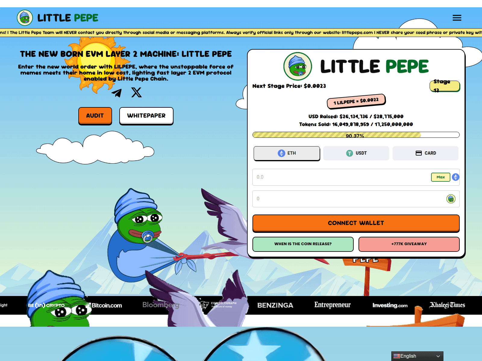 Screenshot of litliepepe.com