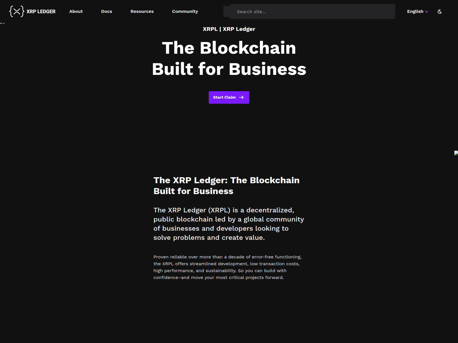 Screenshot of xrplfund.web.app