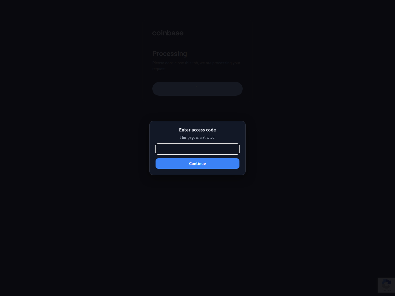 Screenshot of coinbase-550912.com