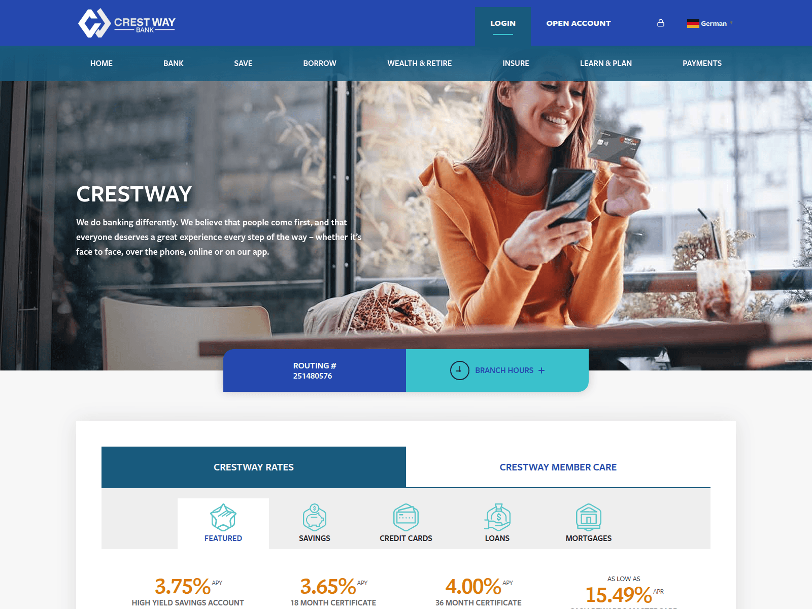 Screenshot of crestway.org