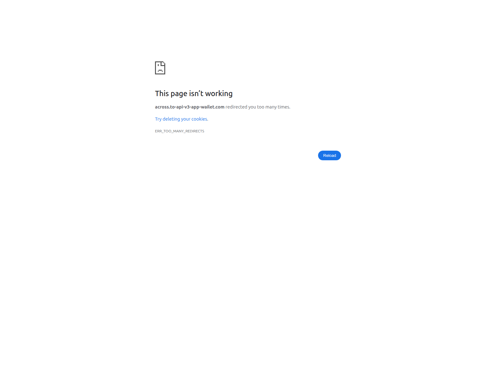 Screenshot of across.to-api-v3-app-wailet.com