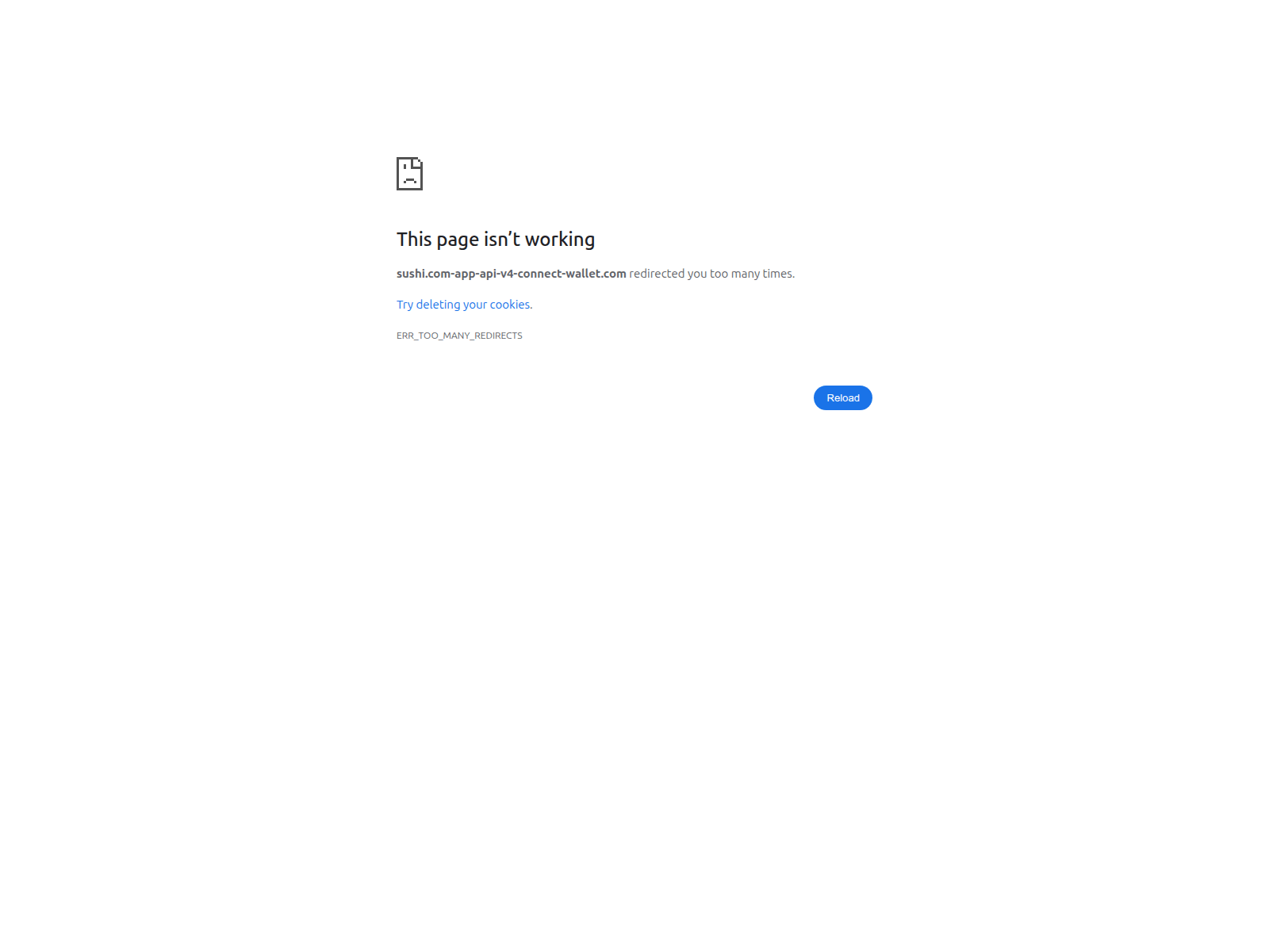 Screenshot of sushi.com-app-api-v4-connect-wallet.com