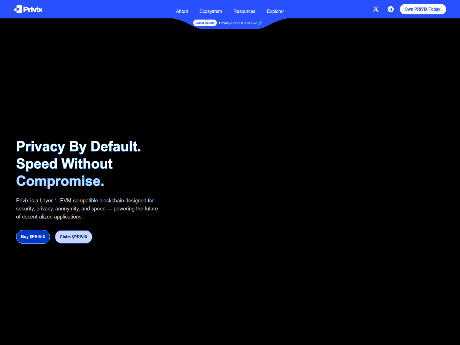 Screenshot of privix-claim.troranet.pro