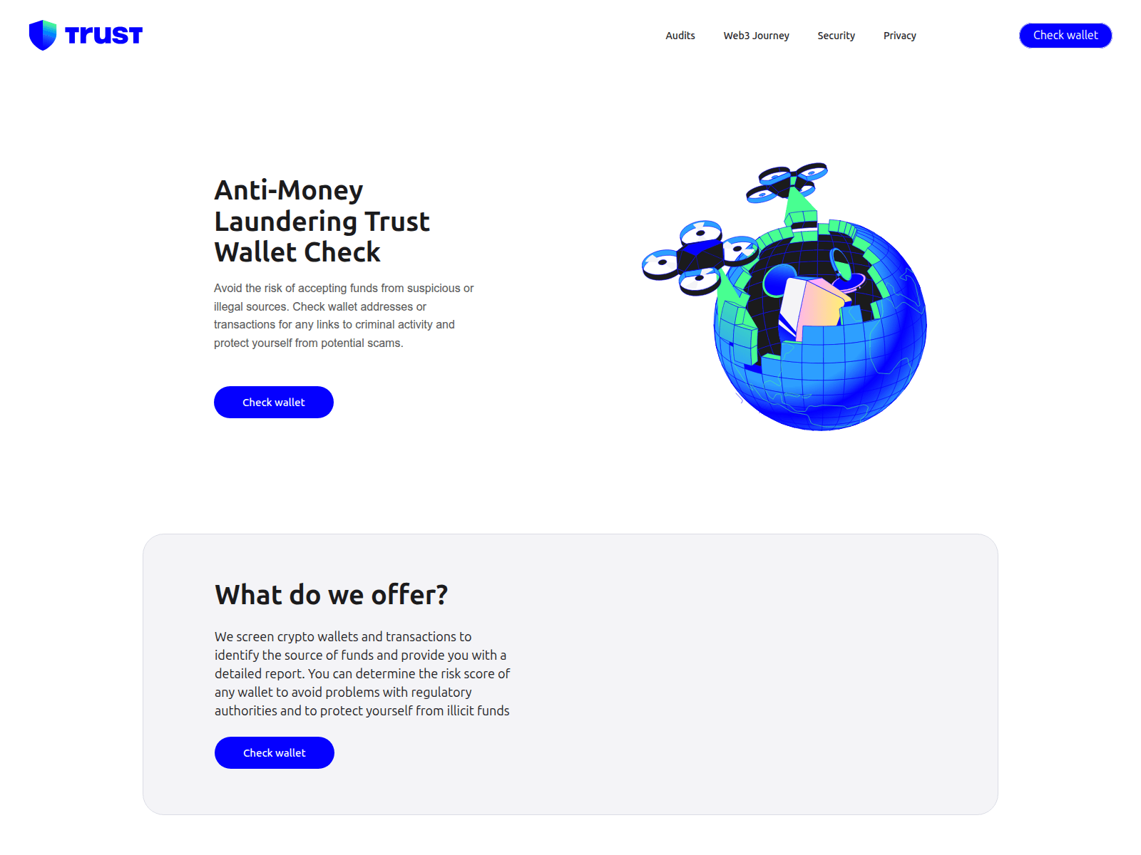 Screenshot of amltrustlab.app