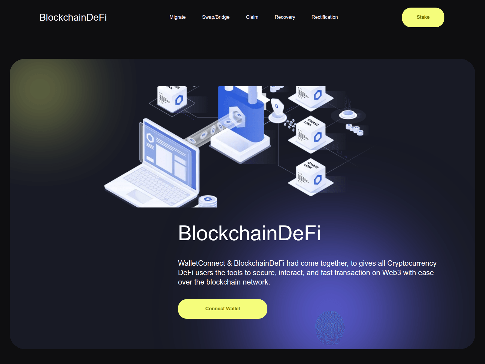 Screenshot of linchain-crypto-dev.app