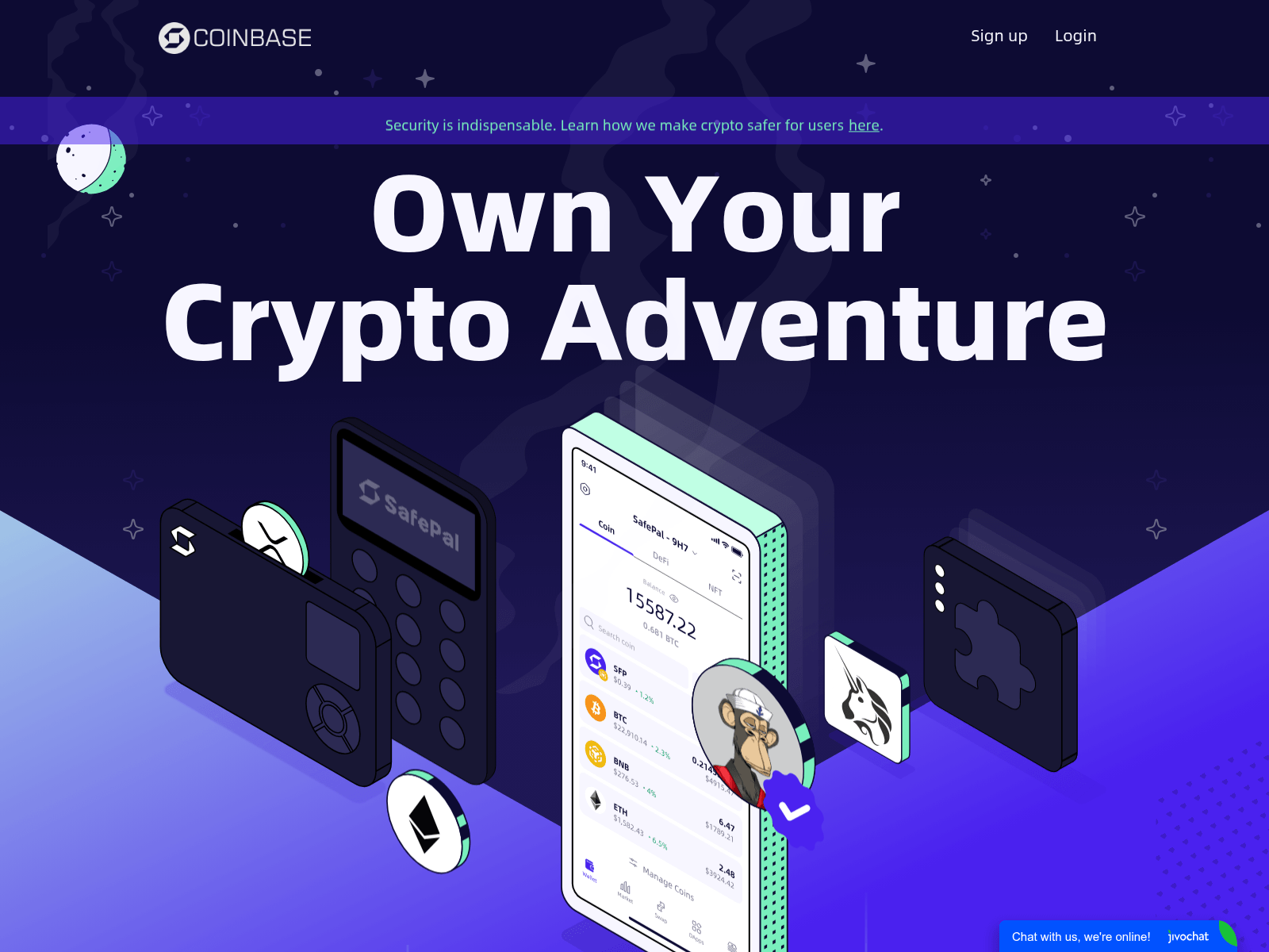 Screenshot of stakechainwallet.web.app
