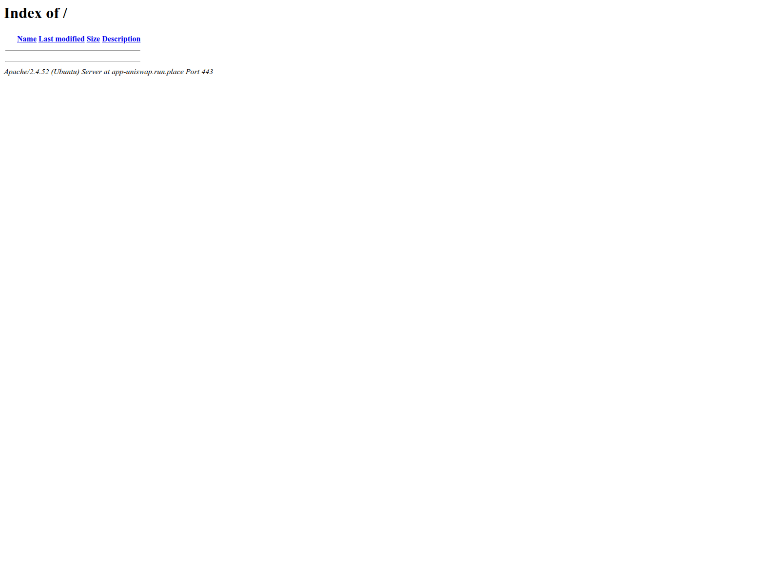 Screenshot of app-uniswap.run.place