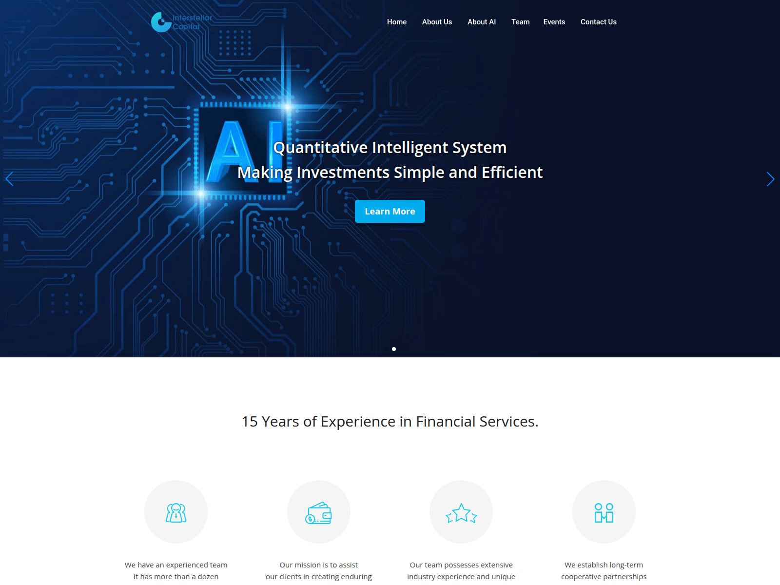 Screenshot of interstellarcapital.co