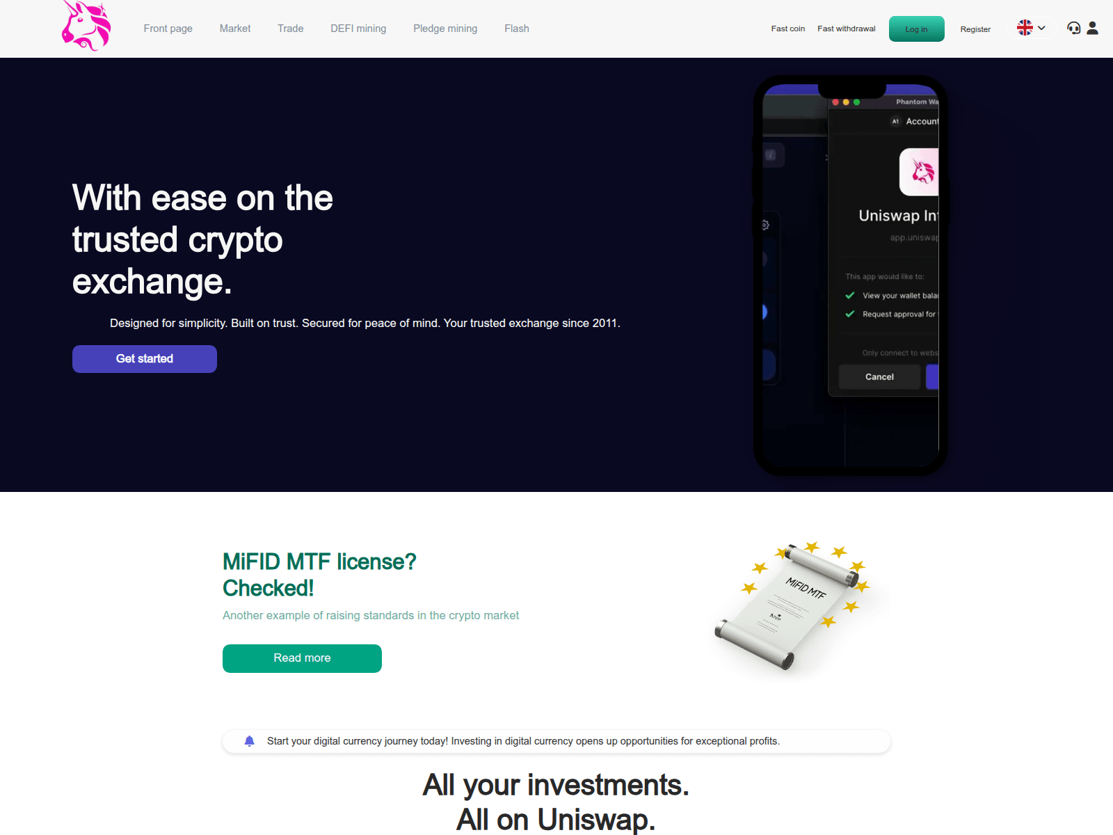 Screenshot of derforex.cc