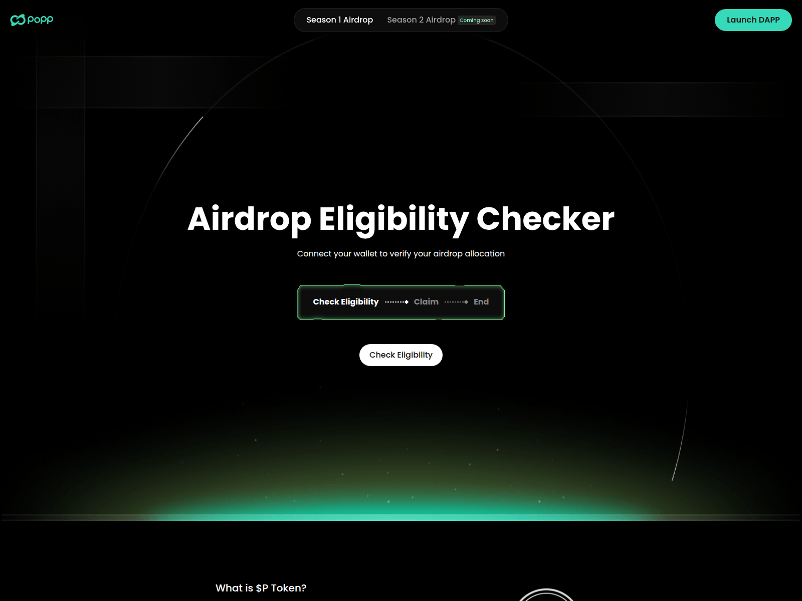Screenshot of airdrop.popp.club
