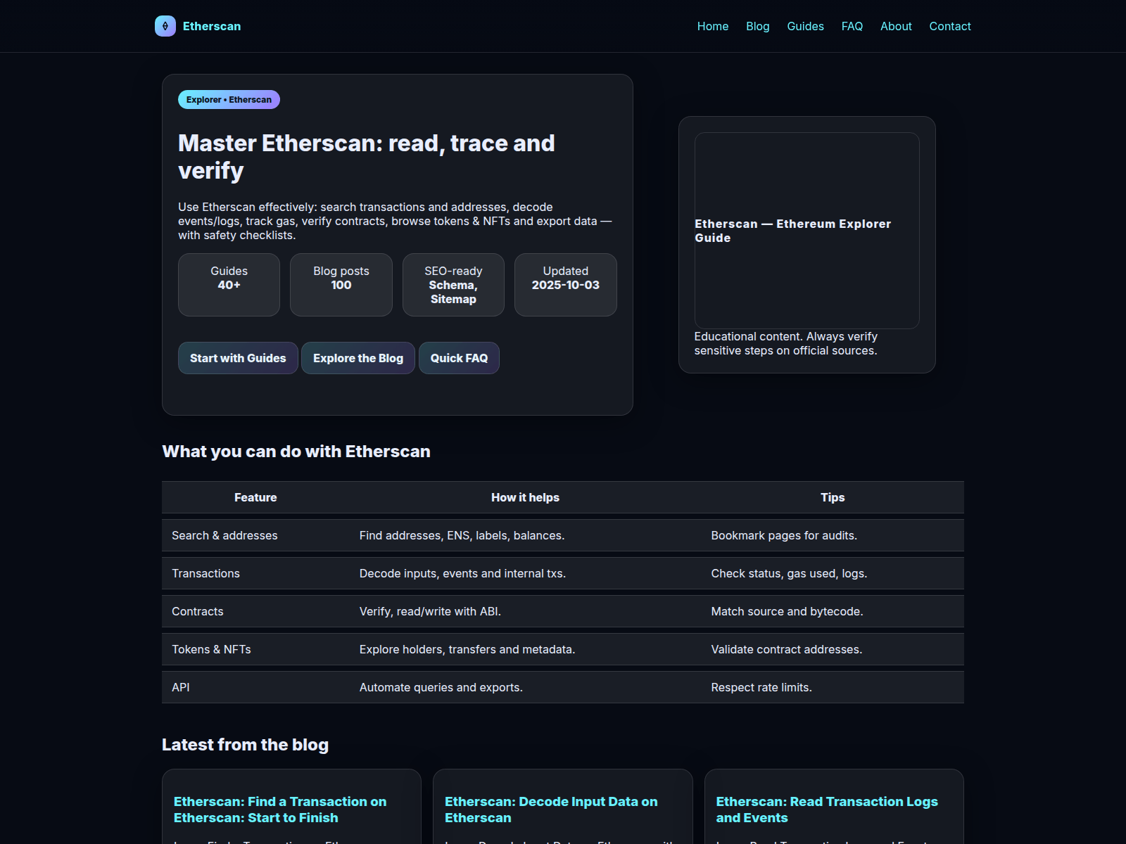 Screenshot of etherscan.co.com