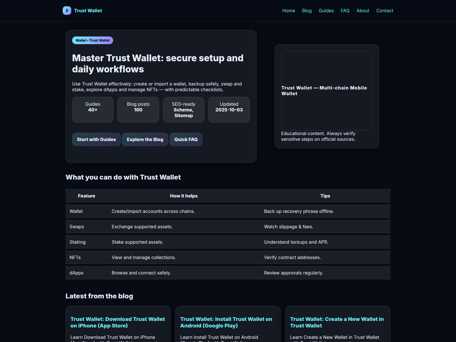 Screenshot of trustwallet-download.co.com
