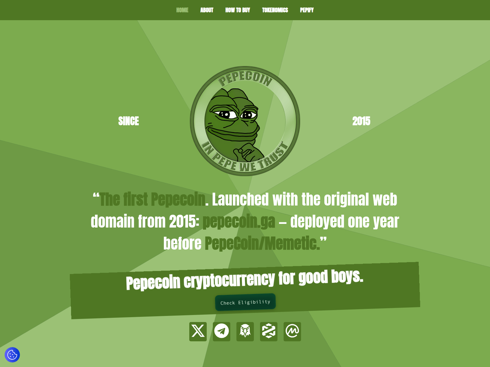 Screenshot of pepecoinsol.net