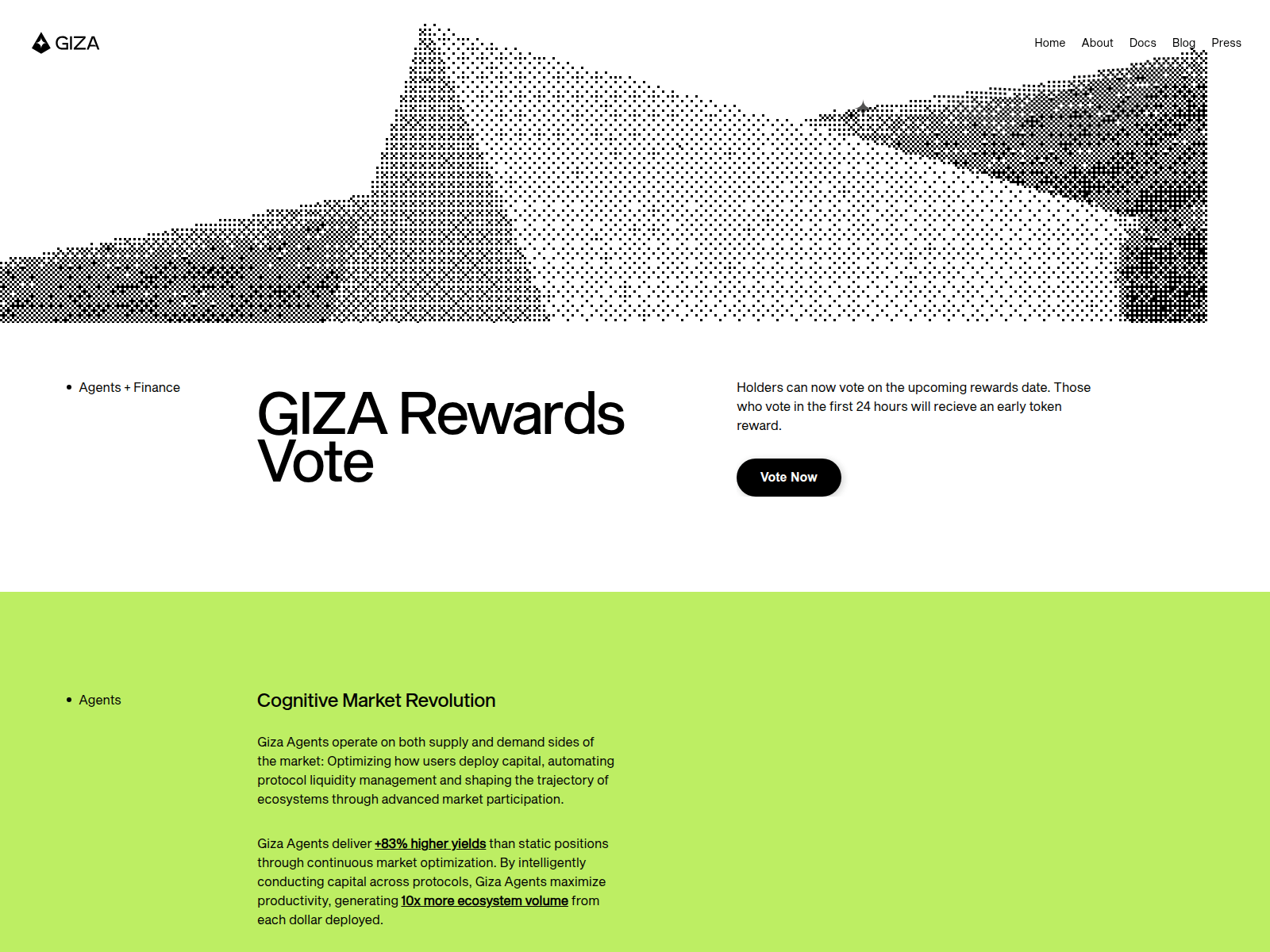 Screenshot of proposal-giza.xyz
