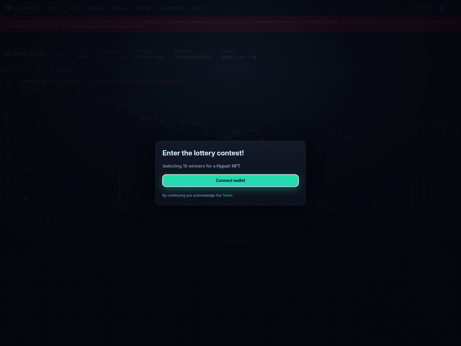 Screenshot of nfts-hyperliquld.xyz
