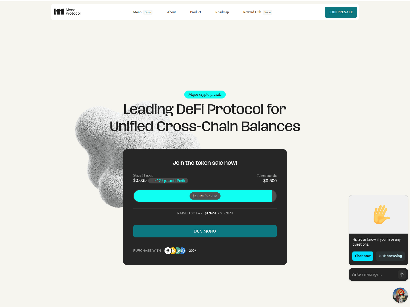 Screenshot of monoprotocol.org