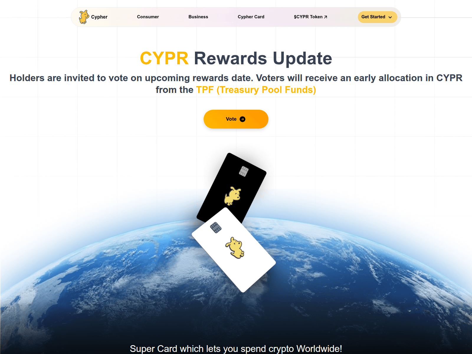 Screenshot of vote-cypherhq.com