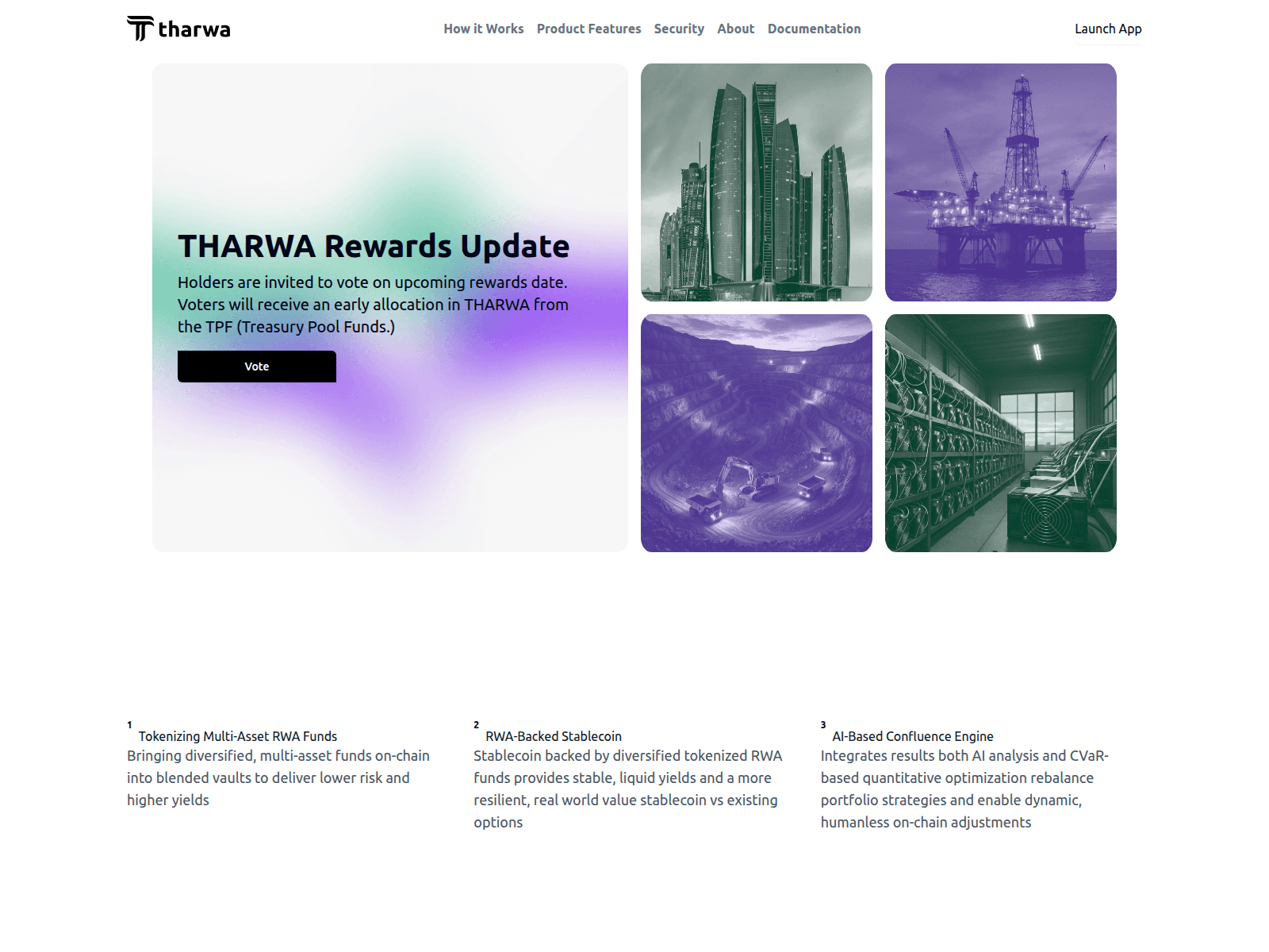 Screenshot of vote-tharwas.com